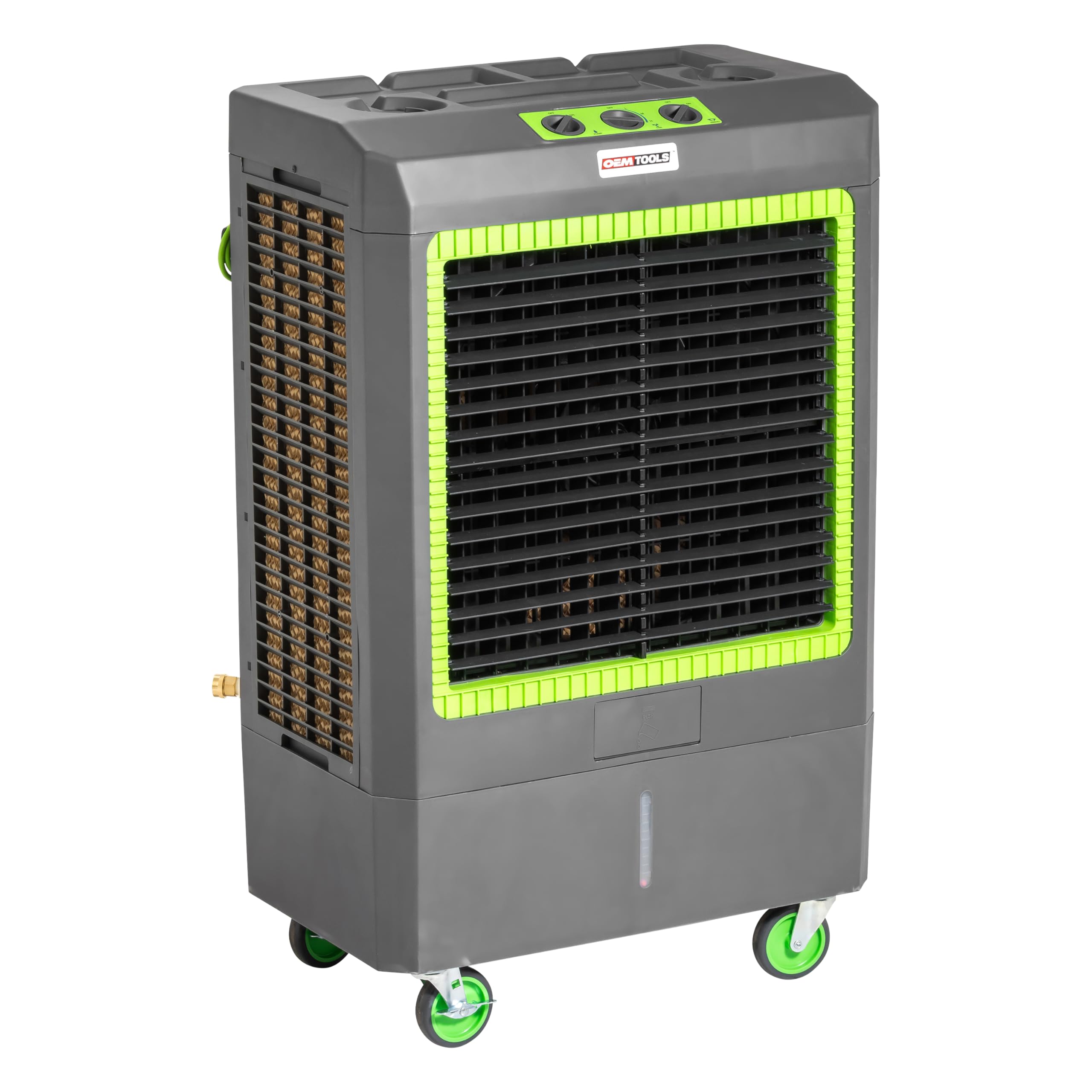 Photo 1 of **it's missing wheels used missing parts ***OEMTOOLS 23969 Swamp Cooler Air Conditioner Portable, 3-Speed Fan, Cools 1600 sq ft, 5300 CFM Mobile Swamp Cooler