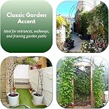 Garden Mile Garden Arch 2.4m Heavy Duty Steel Arbour Frame view 7