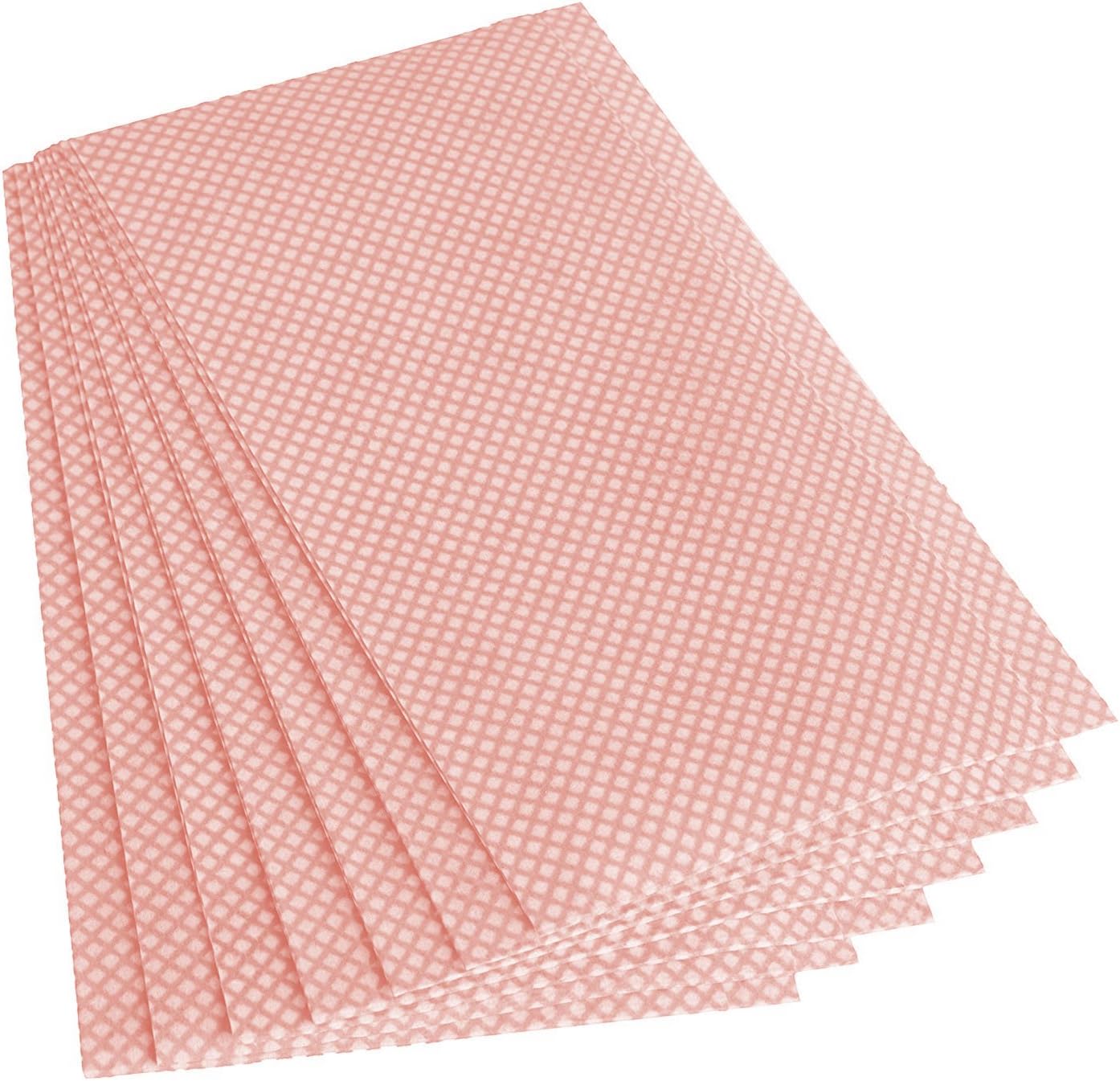 500 Large Pink Multi Purpose Disposable Cleaning Cloths"J Cloths Style