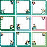 Zaamwoyy 9 Pcs Dumpster Fire Sticky Notes, Funny This is Fine Sticky Notes Office Supplies, Cute Dumpster Fire Desk Accessories Gifts for Office Worker Student Teacher School Supplies