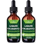 NEW AGE Chlorophyll Liquid Drops - Natural Concentrate &ndash; Energy Booster, Digestion and Immune System Supports, Internal Deodorant, Liver Function - (2 Fl Oz (Pack of 2))