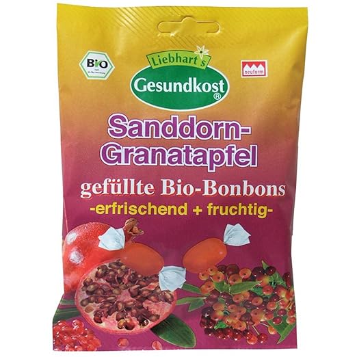 Bio-Bonbon Granatapfel-Sanddorn (100 g)