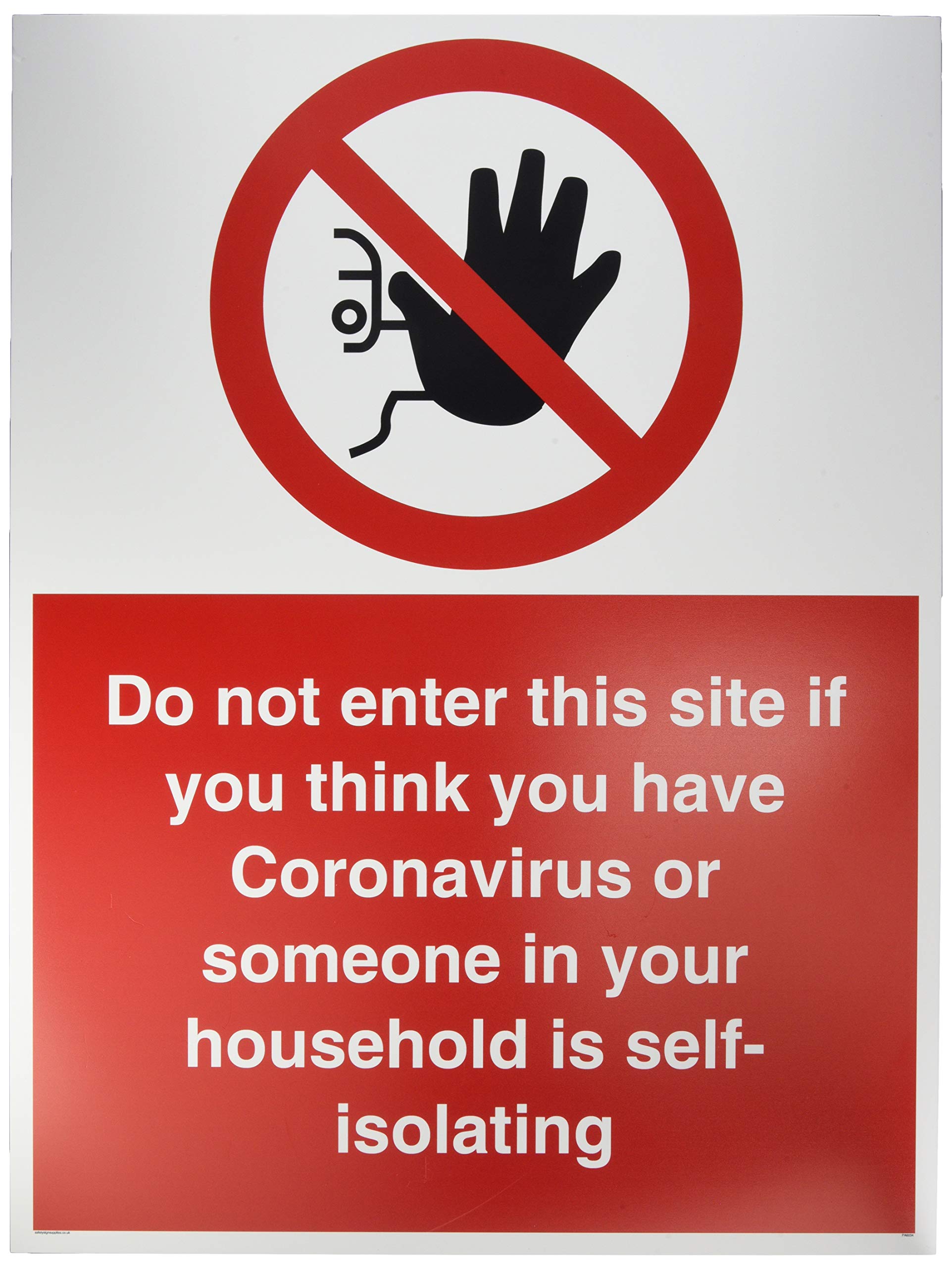 Do not enter this site if you think you have Coronavirus or someone in your household is self-isolat