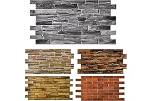 Finecraft Decor 10pcs (53sqft) 3D Wall Panels for Interior Decor: Perfect for Kitchen Backsplash Bathrooms, Living Rooms, Offices