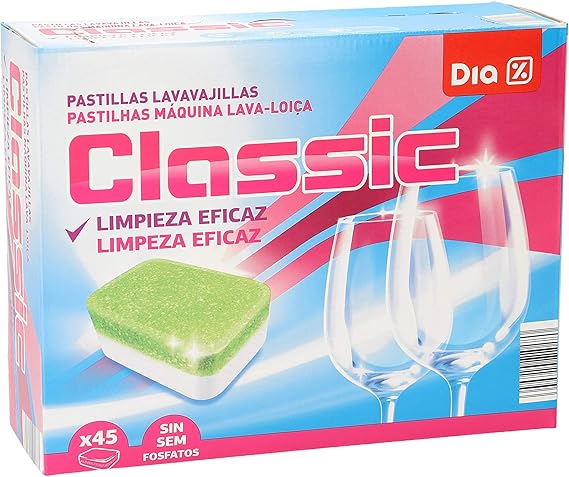 DIA - Lavavajillas Máquina Caja 45 Pastillas: Amazon.es: Alimentación y bebidas