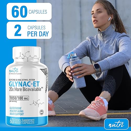 GlyNAC-ET NAC Supplement N-Acetyl Cysteine Ethyl Ester (Pack of 2) - 20x More Bioavailable Than GlyNAC - Glycine & N-acetylcysteine Ethyl Ester Anti Aging Supplement, Boost Glutathione (120 Capsules) in Kenya | GlyNAC-ET NAC Supplement N-Acetyl Cysteine Ethyl Ester (Pack of 2) - 20x More Bioavailable Than GlyNAC - Glycine & N-acetylcysteine Ethyl Ester Anti Aging Supplement, Boost Glutathione (120 Capsules) in Kenya |
