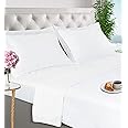 BELLE TERRE Luxury 100% Viscose Derived from Bamboo Sheets King Size - Organic, Super Soft King Sheets Set - Top and Fitted Sheet, 2 Pillowcases - King Size Cooling Sheets for Hot Sleepers