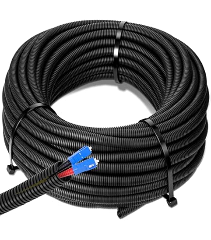 Amazon.com: Sasylvia 1/4'' X 200 ft Split Wire Loom Cord