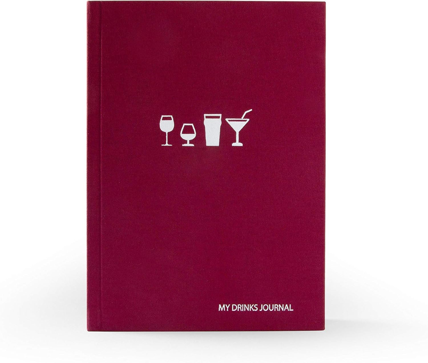Suck UK My Drinks Journal Book – Tasting Notebook & Journal Blank for Wine Beer Gin Whiskey Tasting Notes & Recording