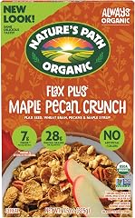 Nature's Path Organic Flax Maple Pecan Crunch Cereal, 11.5 oz (Pack of 1) | Tasty Pecans & Maple Syrup: 28g whole grains, 7g 