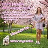 ANCOOLE Retractable Dog Lead 5M 16ft Extendable 360° Tangle-Free Nylon Tape view 5