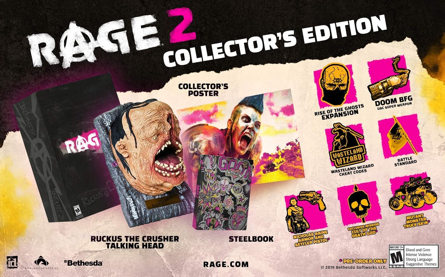 ÎÏÎ¿ÏÎ­Î»ÎµÏÎ¼Î± ÎµÎ¹ÎºÏÎ½Î±Ï Î³Î¹Î± PS4 RAGE 2 COLLECTORS EDITION