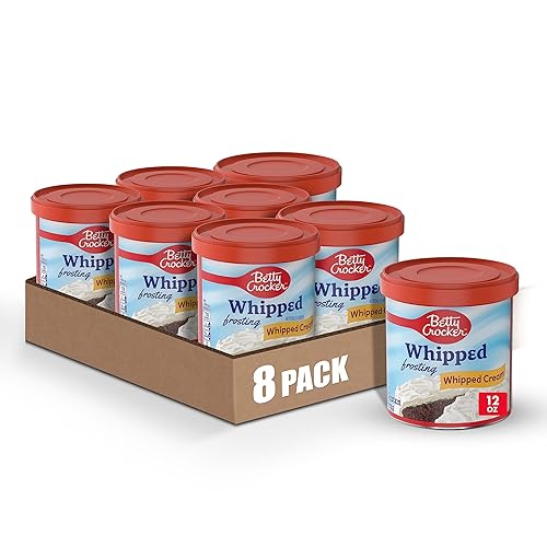 Betty Exclusives Wednesday Whipped Cream Frosting, Gluten Free, 12 oz (Pack of 8)