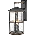 Hinkley Lakehouse Extra Large Wall Mount Lantern, Aged Zinc
