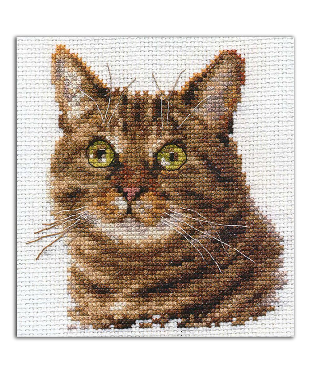 Alisa Cross Stitch Kit - European Cat
