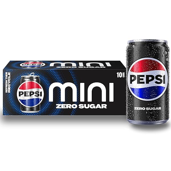 PEPSI ZERO SUGAR COLA SODA POP, 7.5 OUNCE...