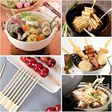 Lanjue 200P Bamboo Paddle Skewers 18cm Flat Barbecue Cocktail Picks view 6