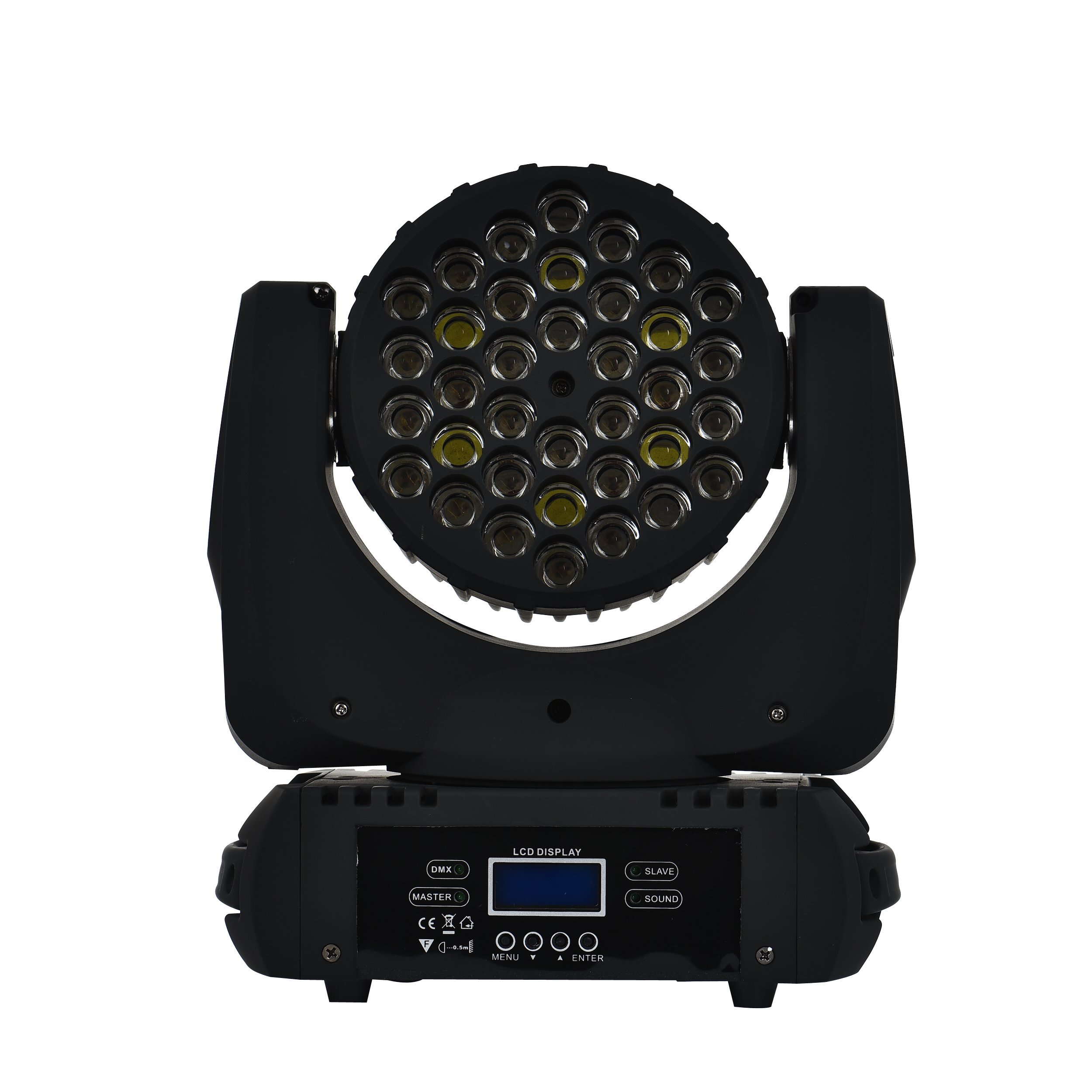 FEIFEIER LED Moving Head RGB DJ Disco Stage Party Effect Lighting (Black)
