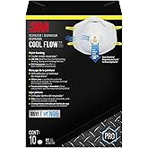 3M N95 Respirator 8511, 10 Pack, NIOSH-APPROVED N95, Features 3M COOL FLOW Exhalation Valve, Relief From Dusts & Certain Part