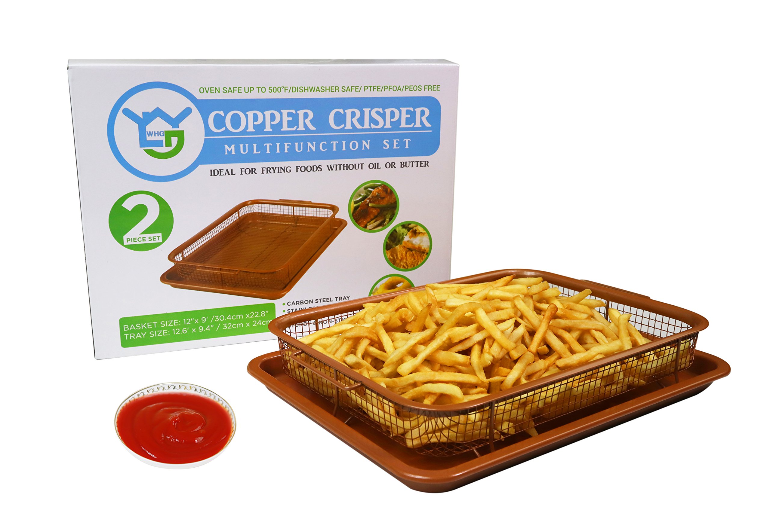 French Fries Copper Oven Air Fryer Deluxe Copper Crisper Pieces