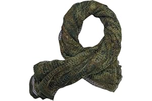 GRVCN Sniper Veil Tactical Scarf Military Body Camo Mesh Net, Double-Sided Camouflage Pattern Scarf