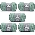 PATONS Classic Wool Basil Yarn - 5 Pack of 3.5oz/100g - Wool - 4 Medium - 210 Yards - Knitting/Crochet