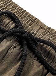 JMIERR Work Pants for Men Stretch Elastic Waist