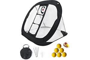Golf Hitting Nets for Backyard Driving Indoor and Outdoor Collapsible Simulator Golf Practice Cage Training Net, with Tote Ba
