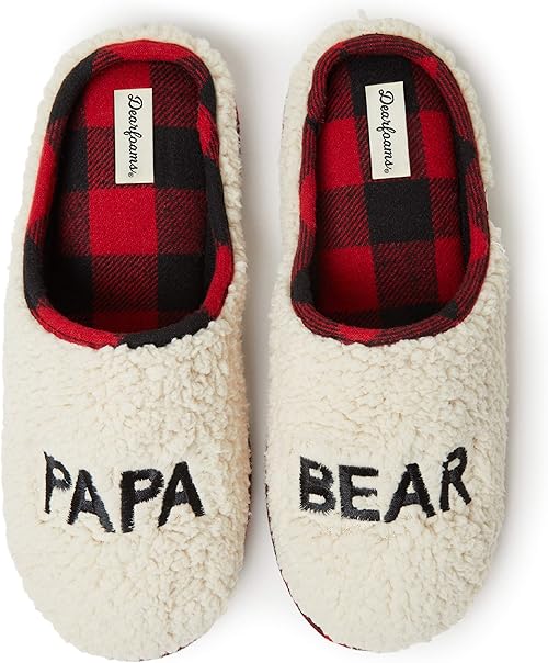 dearfoam men's clog slippers
