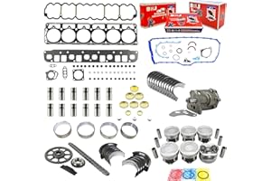 DNJ EK1123AM Master Engine Rebuild Kit for 2001-2003 Jeep Cherokee Grand Cherokee Wrangler 4.0L L6 12V OHV 242cid