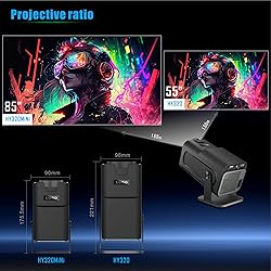 Smart Mini Projector with Android 11.0,2024