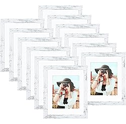Picrit 8x10 Picture Frame Set of 12, Display 5x7