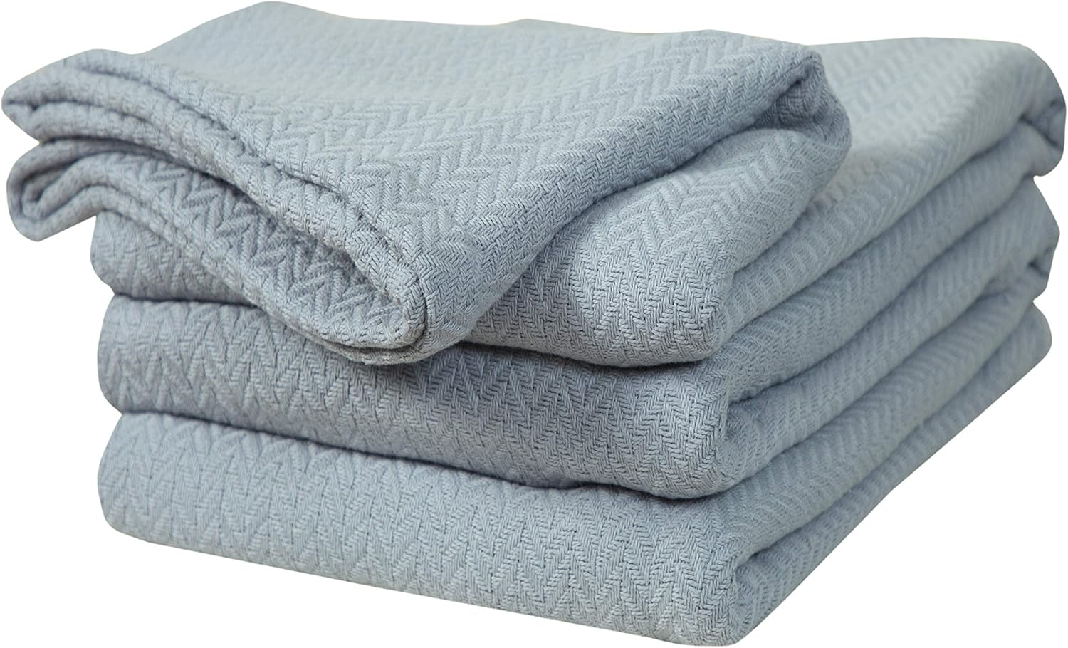 100% Soft Premium Ringspun Cotton Thermal Blanket - Full/Queen - Dark Brown - Snuggle in These Super Soft Cozy Cotton Blankets - Perfect for Layering Any Bed - Provides Comfort and Warmth for Years: Kitchen & Dining