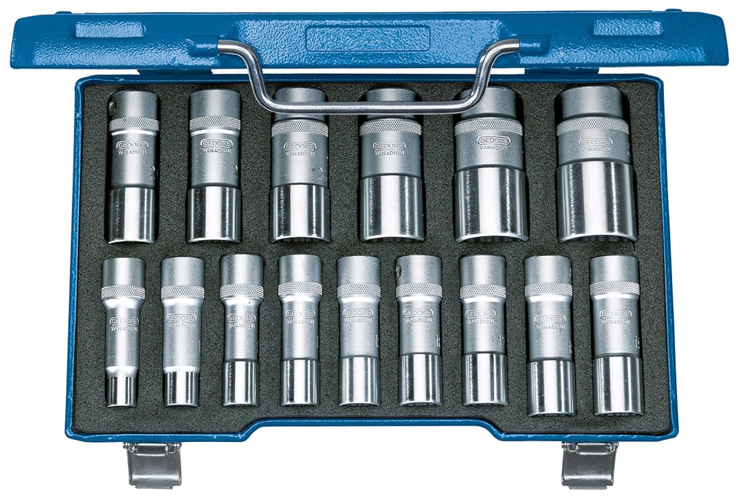 GEDORE 2190214 1/2" Socket Set, Unit Drive, 1032mm (15 Pieces) Amazon