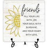 Friendship Gifts For Friend Sister BFF, Friend Birthday Gifts For Best Friend Work Bestie, Long Distance Friend Gifts, Farmhouse Home Office Desk Decor, Tabletop Shelf Accessories - b05