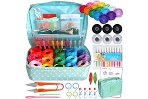 COLORED BIRD 21 PCS Size 8 Cotton Crochet Thread with kit in Ball Craft Yarn for Knitting and Crochet Perfect Beginner Kit