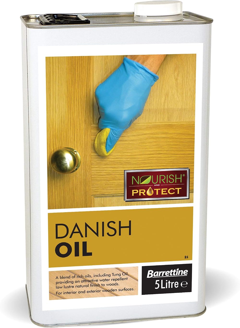Barrettine Danish Oil 5 Litre Wood Finish Protection Furniture Teak