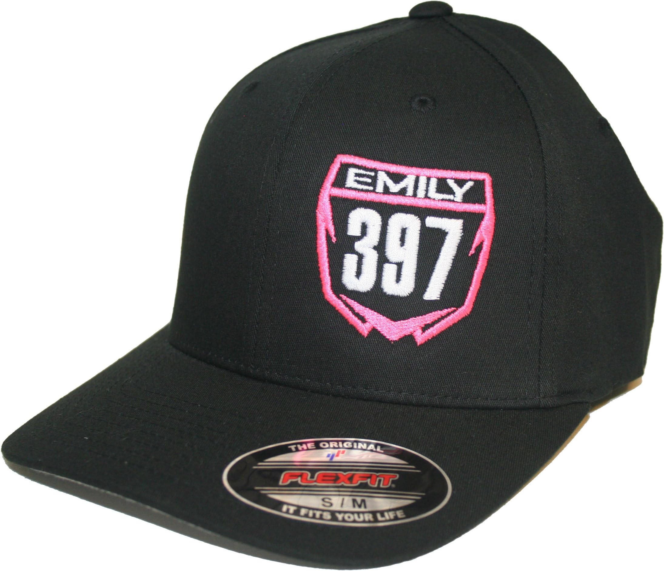 Just Ride Custom Personalized Motocross Number Plate Flexfit Hat