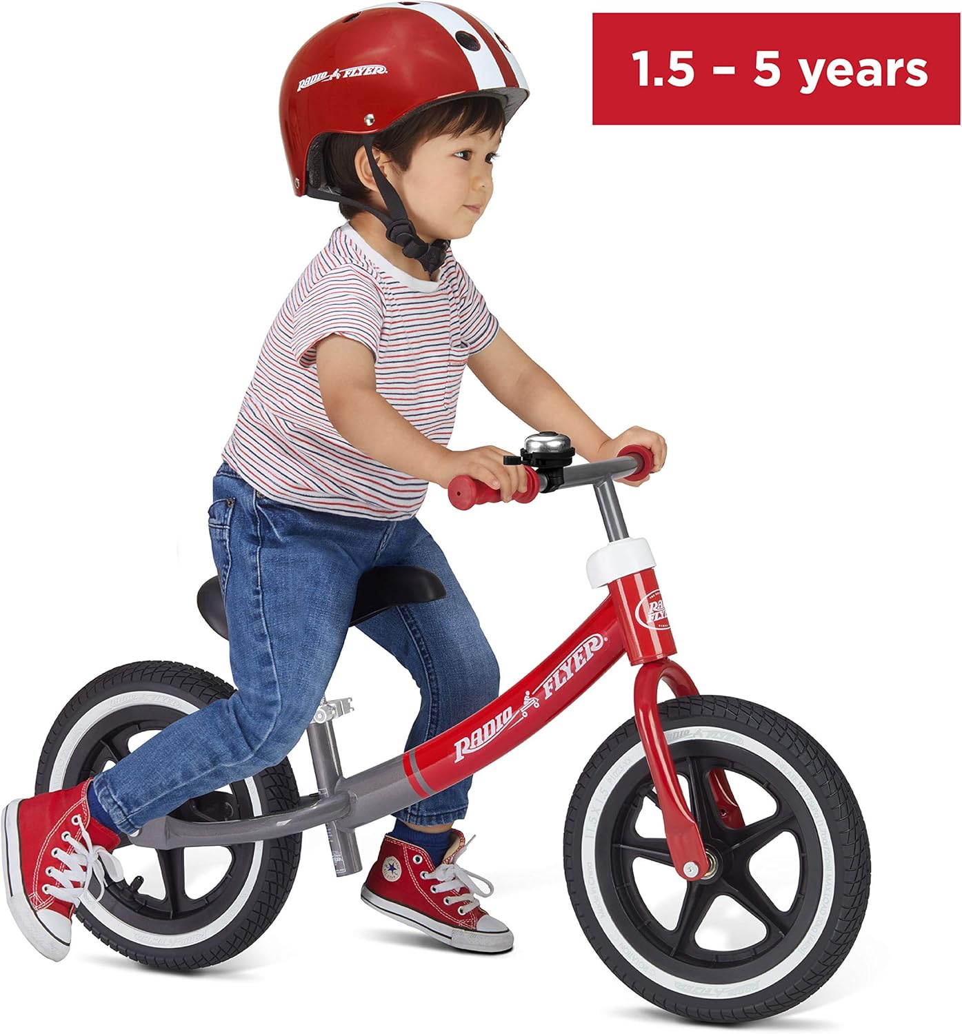 Radio Flyer Air Ride Balance Bike, Toddler Bike, Ages 1.5-5 ( Exclusive) (808Z): Toys & Games