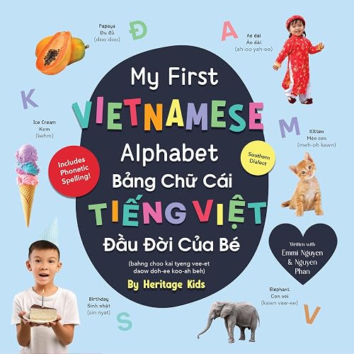 My First Vietnamese Alphabet (English and Vietnamese Edition) in ...