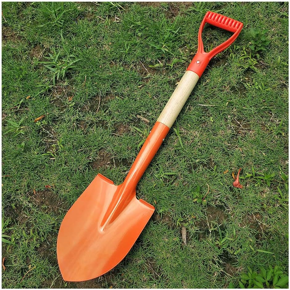 D Handle Shovel Spade Garden Spade Shovels for Digging 27.5 inch - Strong Build Wooden Spade Shovel with Short Handle - Garden Spade Shovel Camping Shovel Mini Spade Shovel for Gardening : Garden & Outdoor
