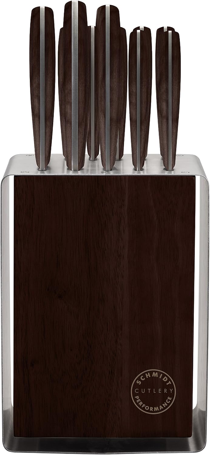 Amazon Com The Schmidt Brothers Butcher S Best 12 Piece Hudson Home Group Soho Knife Set Stainless Steel Kitchen Dining