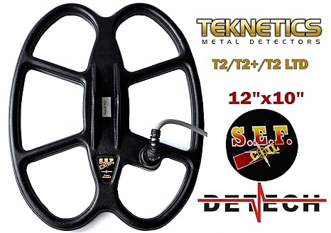 DETECH 12 × 10 S.E.F. Bobina de búsqueda de Mariposa para Teknetics T2,