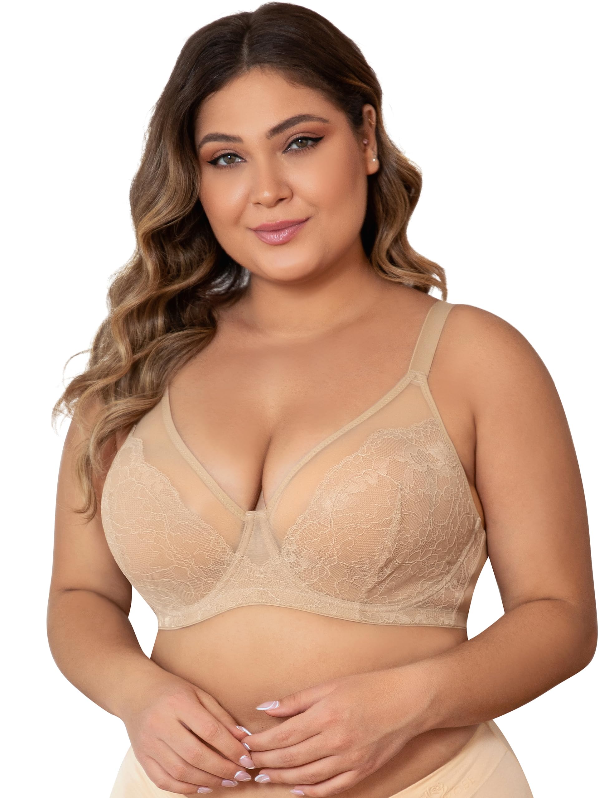 angool-minimizer-bras-for-women-heavy-breast-push-up-balconette-lace