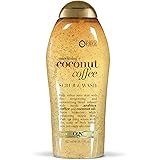 OGX Coffee Scrub and Wash, Coconut 19.5 Fl Oz