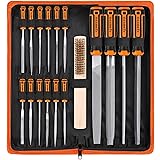 REXBETI 25Pcs Metal File Set, Premium Grade T12