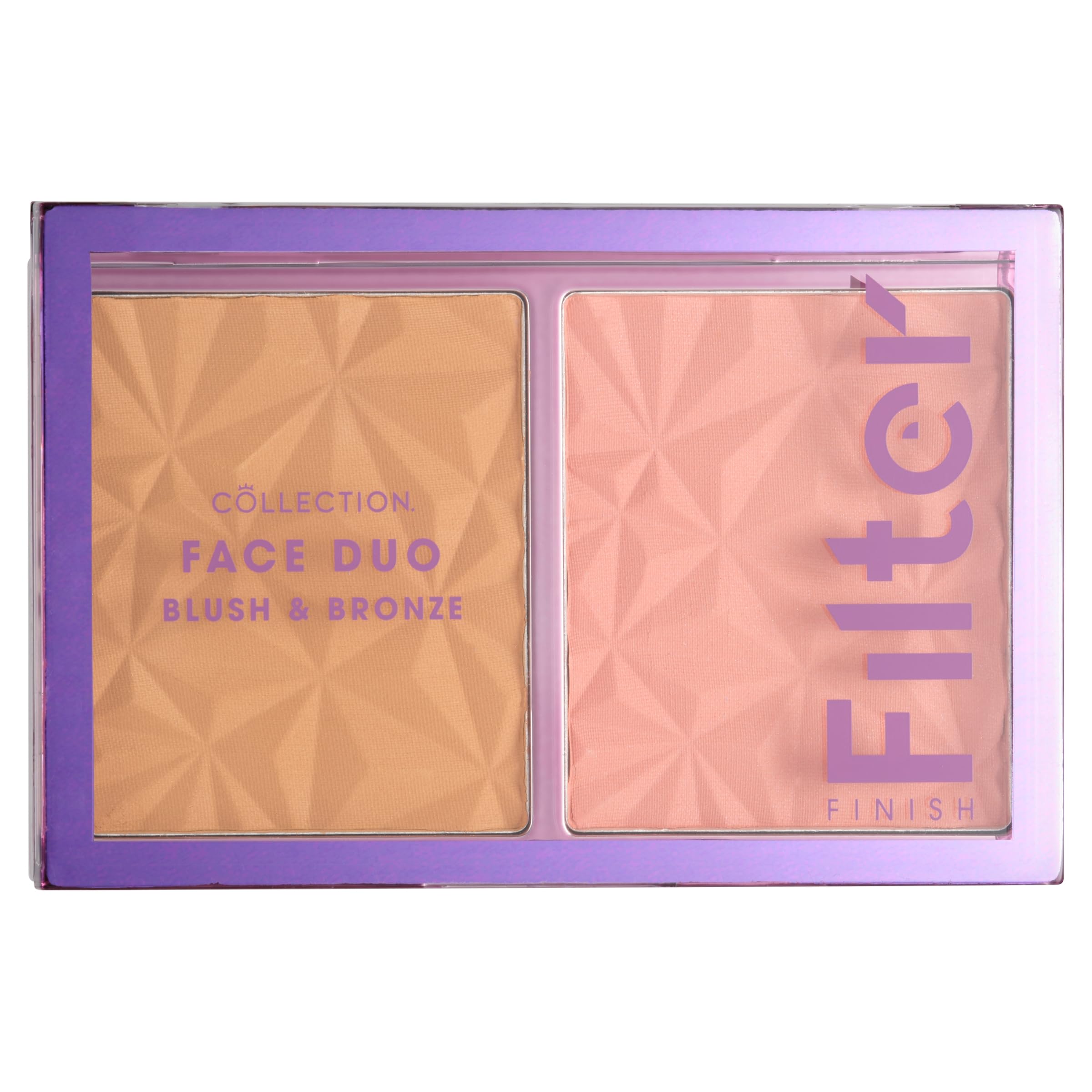Collection Cosmetics Filter Finish Face Duo, Sculpt and Glow, Blush and Bronzer Palette,10g