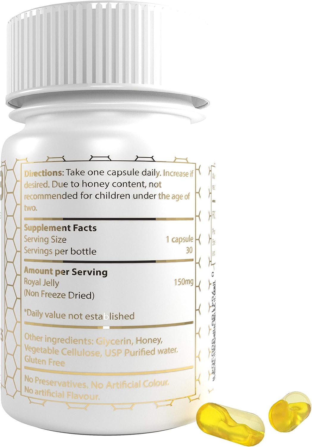 UltraPremium Royal Jelly 4,500mg per Jar (Nootropics) in Vegan