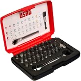 USAG U06920042-692 J32 - Assortment with bits and reversible ratchet - 1/4" (32 pcs.)
