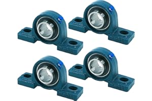 CHR PRECISION IN DETAIL CHR 4 Pack UCP205-16 Pillow Block Bearings | Mounted Pillow Block Bearings - Chrome Steel with 1" Bore | ISO 9001-2015 Certified